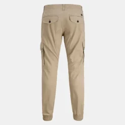 JACK & JONES Pantalon cargo tapered coton avec poches Homme BEIGE Outlet