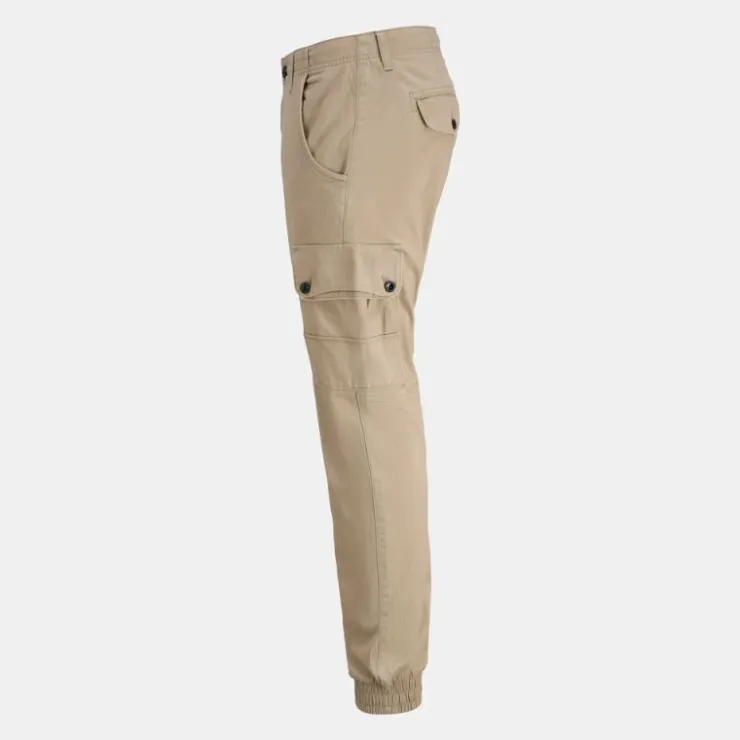 JACK & JONES Pantalon cargo tapered coton avec poches Homme BEIGE Outlet