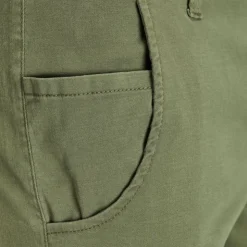 JACK & JONES Pantalon cargo tapered coton avec poches Homme KAKI Clearance