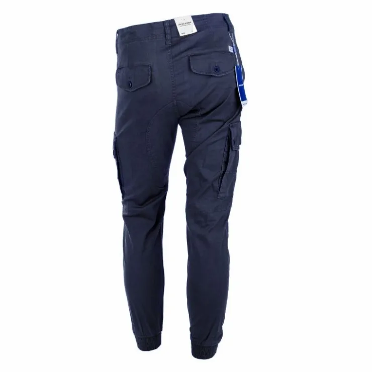 JACK & JONES Pantalon cargo uni coton stretch Homme Outlet