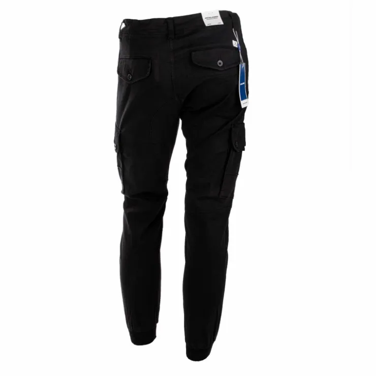 JACK & JONES Pantalon cargo uni coton stretch Homme Outlet
