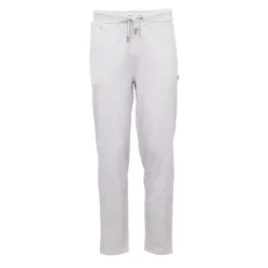 CERRUTI Pantalon carotte jogging chiné coton pianissimo Homme GRIS CLAIR New
