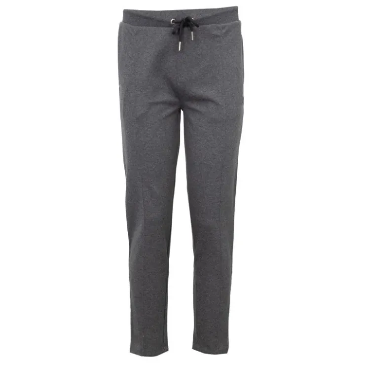 CERRUTI Pantalon carotte jogging chiné coton pianissimo Homme GRIS FONCE Outlet