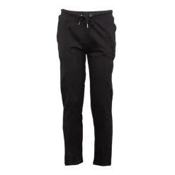 CERRUTI Pantalon carotte jogging chiné coton pianissimo Homme NOIR Sale