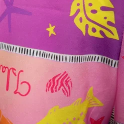 HOLLY AND JOEY Pantalon cheli regular à motif Femme MULTICOLORE