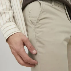 JACK & JONES Pantalon chino Bolton regular fit fermeture zippée Homme BEIGE