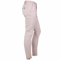 BLAGGIO Pantalon chino coton stretch revers fermeture éclair tenali Homme BEIGE Online