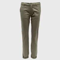 DOCKERS Pantalon chino en toile avec ourlets Femme KAKI Outlet