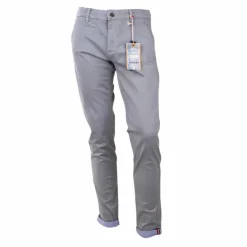 BLAGGIO Pantalon chino imprimé coton stretch tamar Homme BLEU Outlet