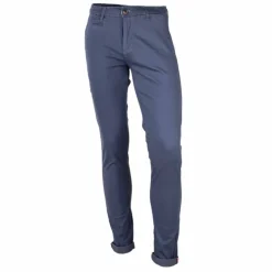 BLAGGIO Pantalon chino imprimé coton stretch tamar Homme BLEU FONCE Sale