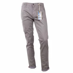 BLAGGIO Pantalon chino imprimé coton stretch tamar Homme GRIS CLAIR Hot