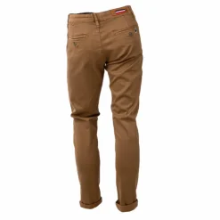 BLAGGIO Pantalon chino imprimé coton stretch tamar Homme MARRON Best