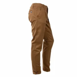 BLAGGIO Pantalon chino imprimé coton stretch tamar Homme MARRON Best