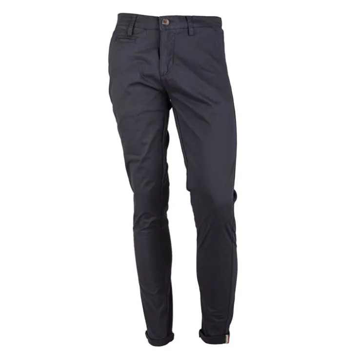 JUST EMPORIO Pantalon chino kewan doux cintré Homme BLEU FONCE Best