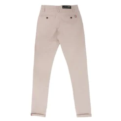 JUST EMPORIO Pantalon chino kewan doux cintré Homme BEIGE Sale