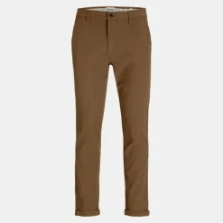 JACK & JONES Pantalon chino marco avec ourlets Homme MARRON