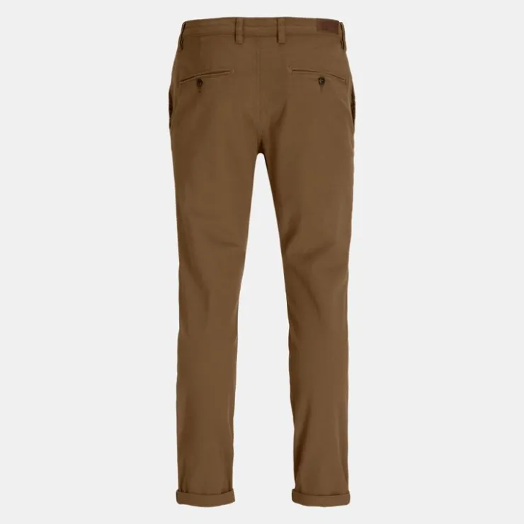 JACK & JONES Pantalon chino marco avec ourlets Homme MARRON