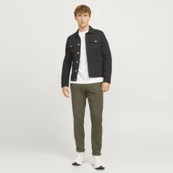 JACK & JONES Pantalon chino Marco slim Homme KAKI Clearance