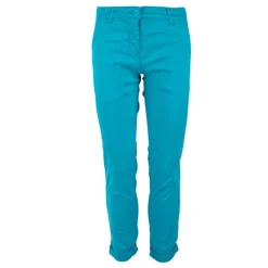 JOSEPH 'IN Pantalon chino pia coton regular Femme TURQUOISE Outlet