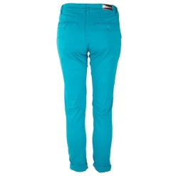 JOSEPH 'IN Pantalon chino pia coton regular Femme TURQUOISE Outlet