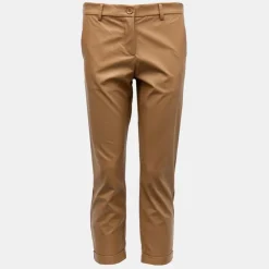 IMPERIAL Pantalon chino regular avec ourlets Femme MARRON CLAIR Clearance