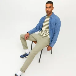 JACK & JONES Pantalon chino slim Homme VERT CLAIR Hot