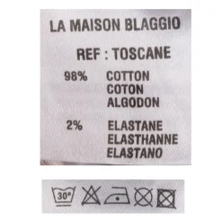 BLAGGIO Pantalon chino uni toscane Homme MARRON Hot