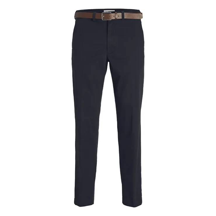 JACK & JONES Pantalon cody navy blazer chino slim fit coton Homme BLEU FONCE New