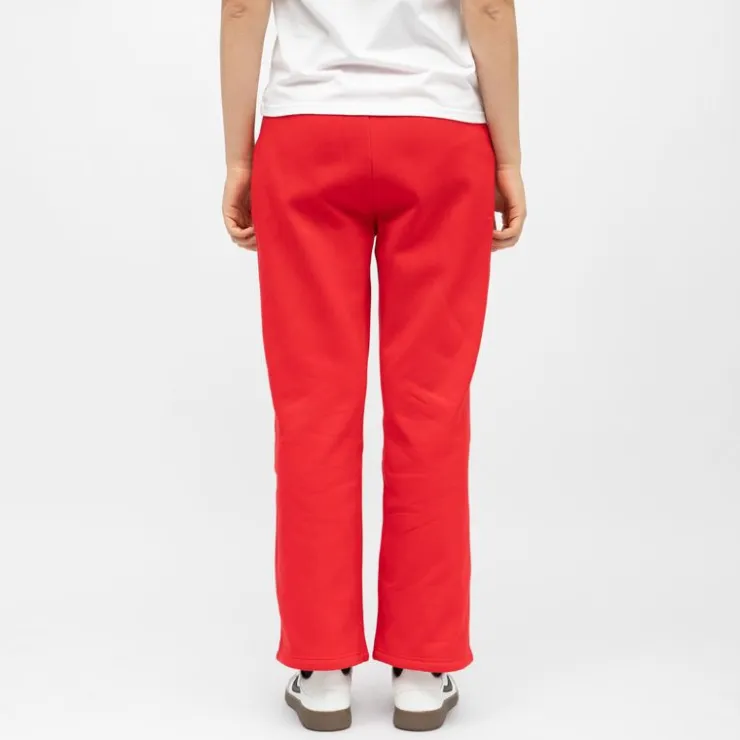 LA PETITE ETOILE Pantalon de jogging épais jambes larges petra Femme ROUGE New