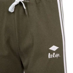 LEE COOPER Pantalon de survet droit bandes blanches pedrita Femme KAKI Best