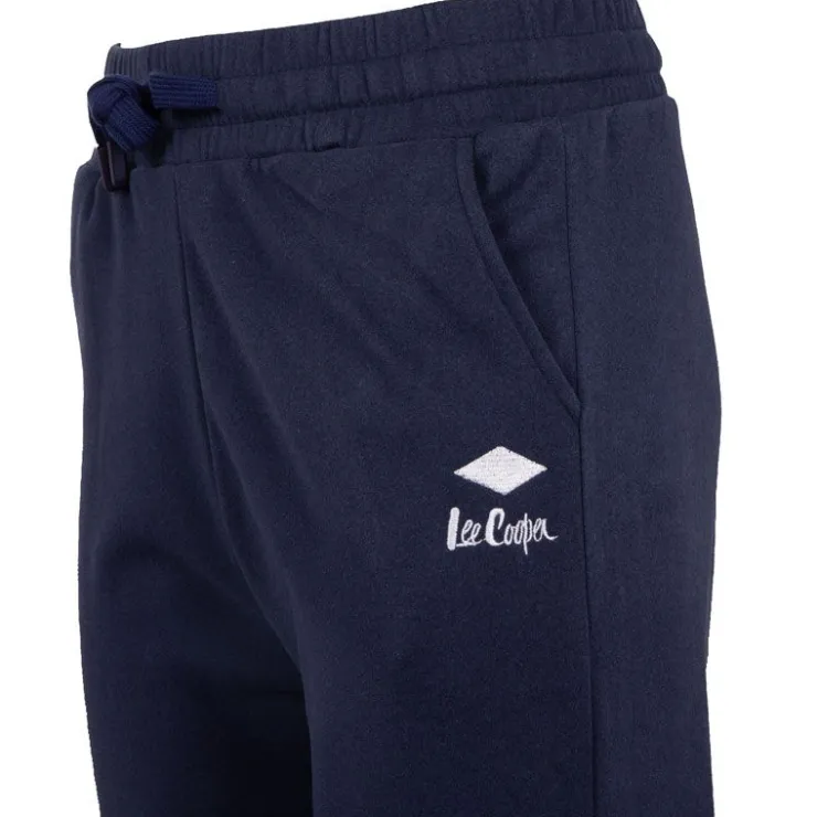 LEE COOPER Pantalon de survetement décontracté razika logo brodé Femme BLEU FONCE Outlet