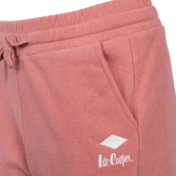 LEE COOPER Pantalon de survetement décontracté razika logo brodé Femme ROSE New