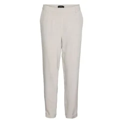 VERO MODA Pantalon droit cassidy taille élastique Femme GRIS CLAIR Online