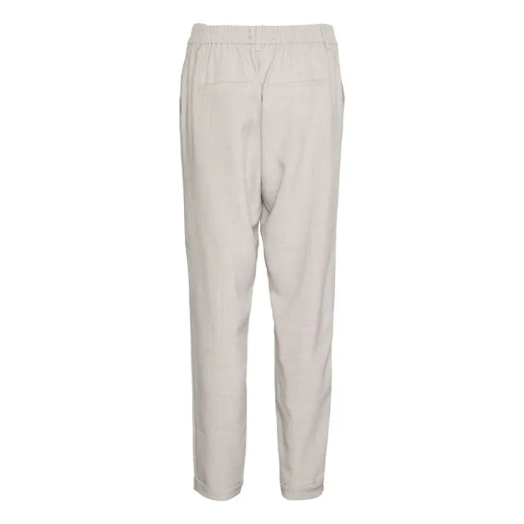 VERO MODA Pantalon droit cassidy taille élastique Femme GRIS CLAIR Online