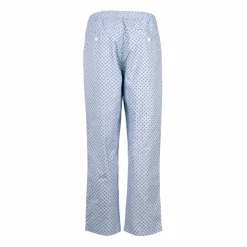 AMERICAN COLLEGE Pantalon droit imprimé berthe à fleurs Femme BLEU CLAIR Clearance