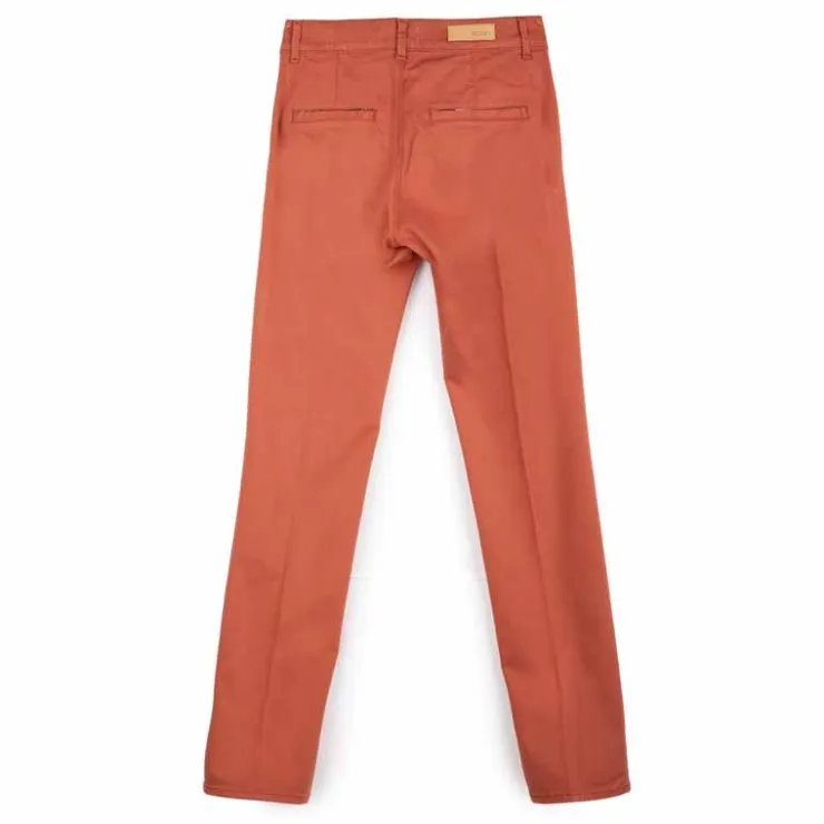 HAPPY Pantalon en toile droit Femme CUIVRE Online