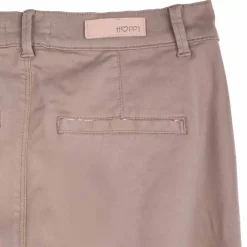 HAPPY Pantalon en toile droit Femme BEIGE Discount