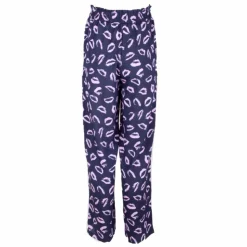 PIECES Pantalon fluide à motif Femme NOIR Best