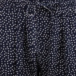 BEST MOUNTAIN Pantalon fluide droit à pois Femme BLEU FONCE Online