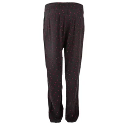 MANOUKIAN Pantalon fluide coeurs rouges Femme NOIR