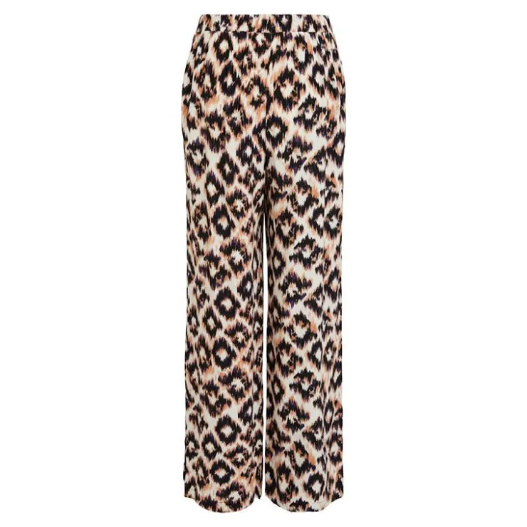 VILA Pantalon Fluide Vigemma Femme BLANC ECRU Hot