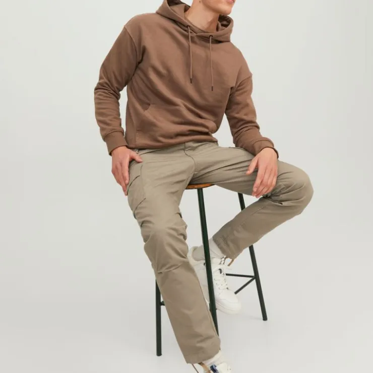 JACK & JONES Pantalon fuselé tucker cargo avec poches Homme BEIGE