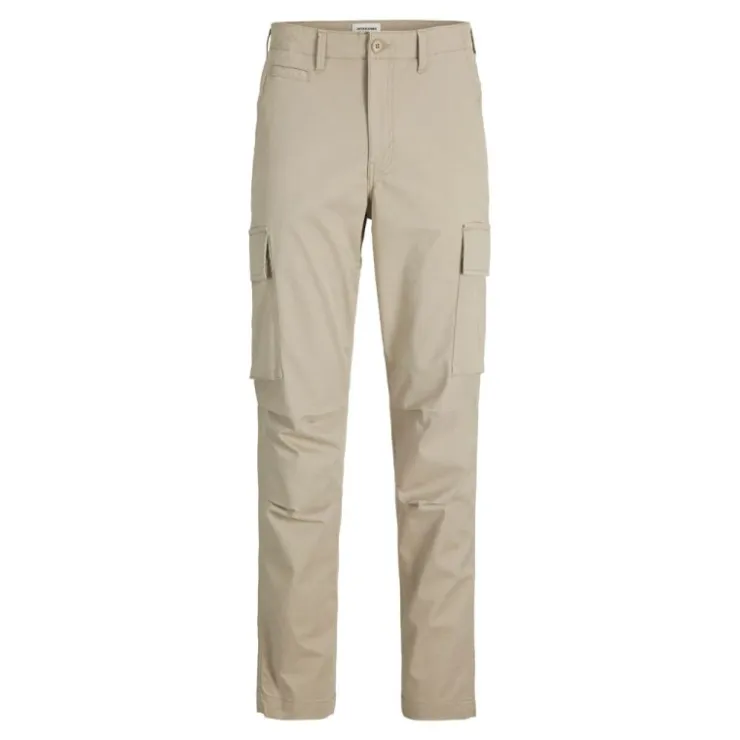 JACK & JONES Pantalon fuselé tucker cargo avec poches Homme BEIGE
