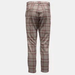 IMPERIAL Pantalon grigio à carreaux Femme GRIS Discount