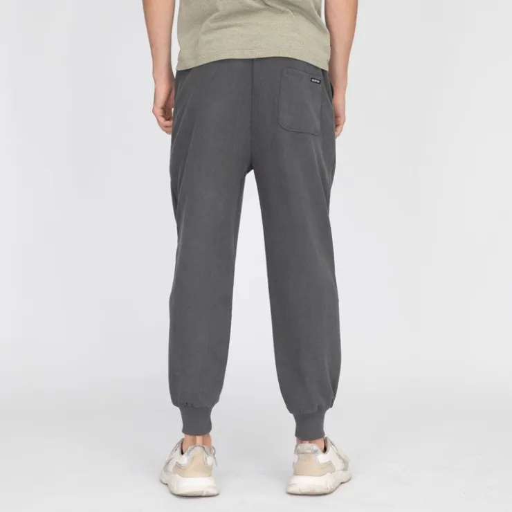 BURTON OF LONDON Pantalon jogging velours zakaria Homme GRIS Outlet