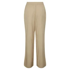 PIECES Pantalon large fluide Femme BEIGE New