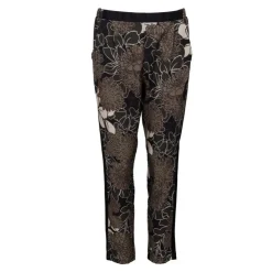 IMPERIAL Pantalon léger à fleurs marrons Femme NOIR Outlet