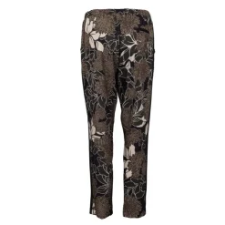 IMPERIAL Pantalon léger à fleurs marrons Femme NOIR Outlet