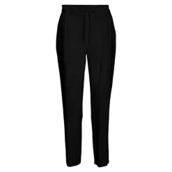 VERO MODA Pantalon droit avec cordon de serrage Femme NOIR New