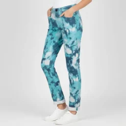 JOSEPH 'IN Pantalon pia aop tie dye blue js22-111-01 Femme BLEU New